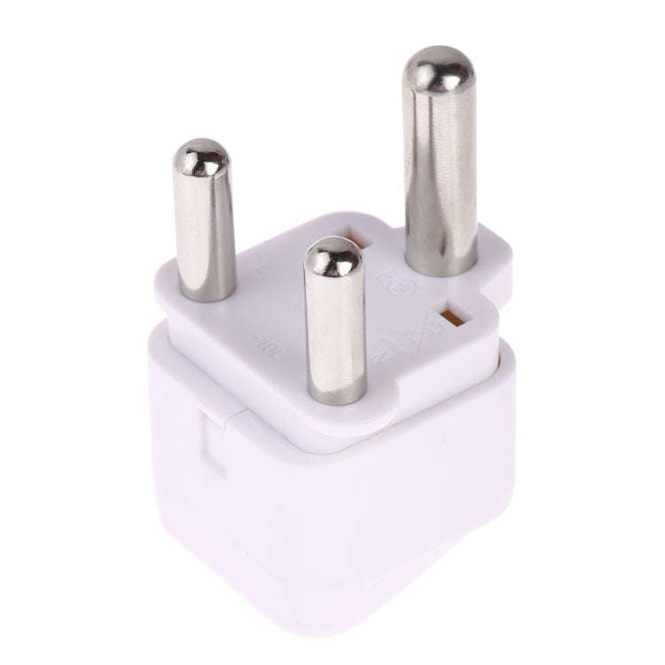 Portable Universal Socket to (Large) South Africa Plug Power Adapter Travel Charger (White)