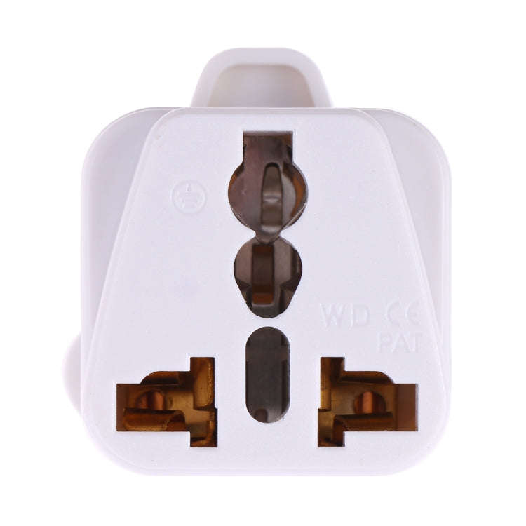 Portable Universal Socket to (Large) South Africa Plug Power Adapter Travel Charger (White)