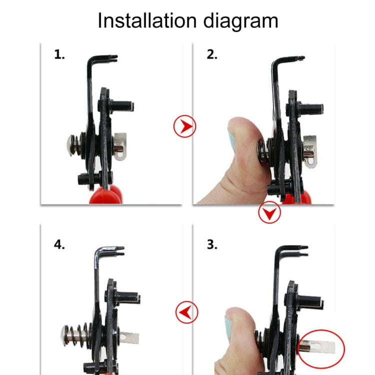 4 in 1 Pliers 10-15mm Snap Ring Circlip Plier Combination Retaining Clip 45-180 Degree