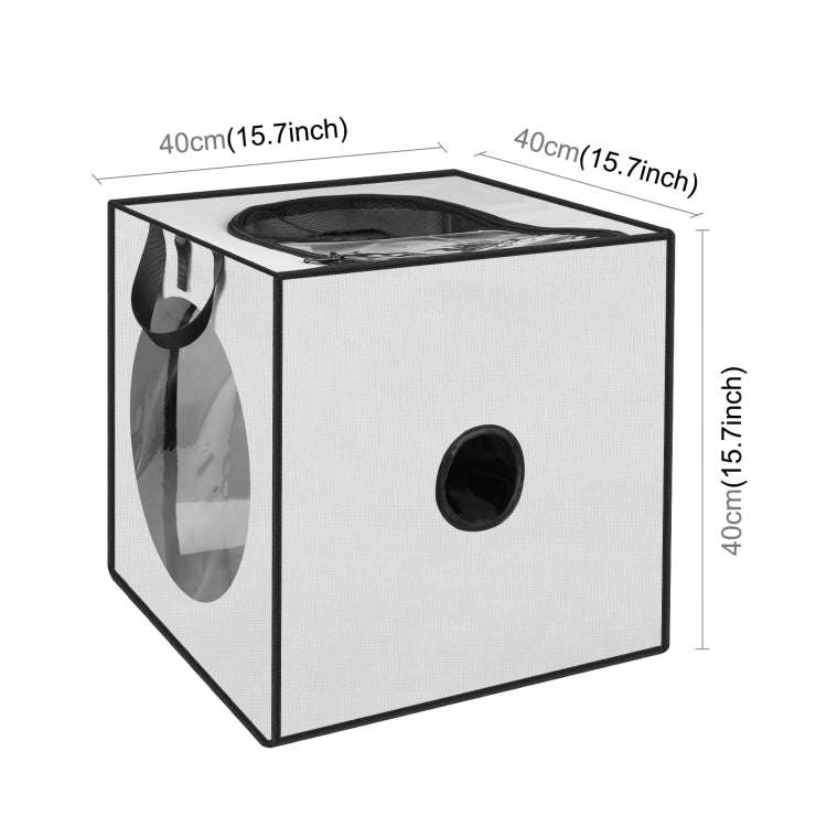 FUNADD Pet Bath Drying Box Portable Folding Dryer Cage, Suitable for Pets up to 5kg(Grey)