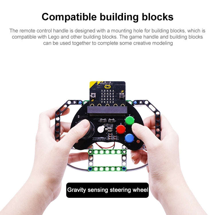 Yahboom Microbit  Basic Game Handle Board, Compatible with Micro:bit V2/1.5 Board, without Micro:...