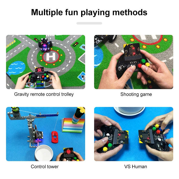 Yahboom Microbit  Basic Game Handle Board, Compatible with Micro:bit V2/1.5 Board, without Micro:...