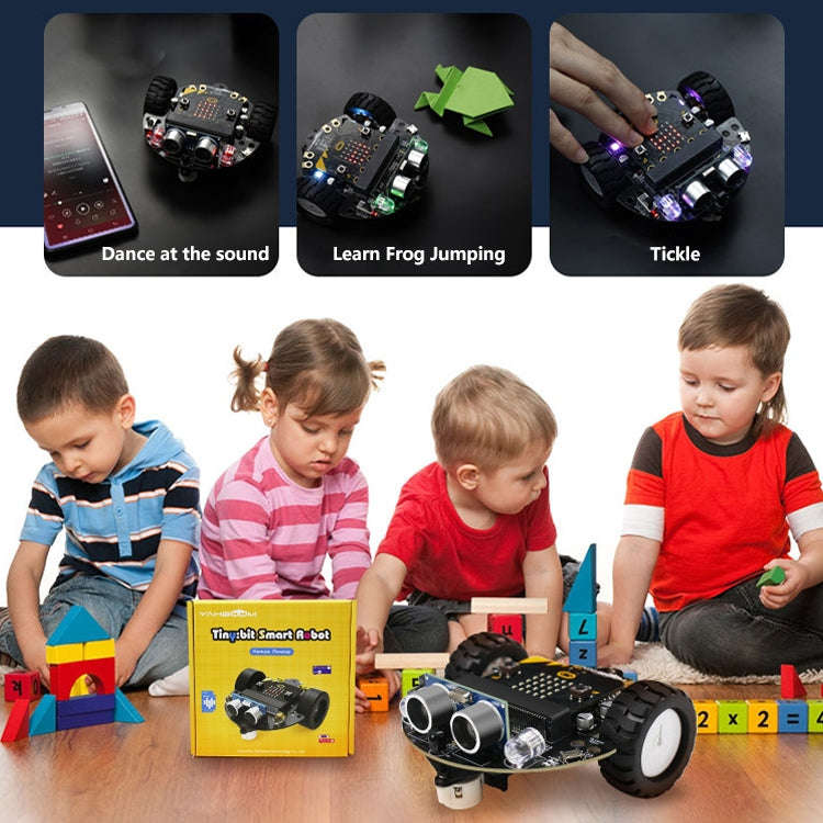 Yahboom Tinybit Smart Robot Car Compatible with Micro:bit V2/1.5 board, without Micro:bit V2/V1.5...