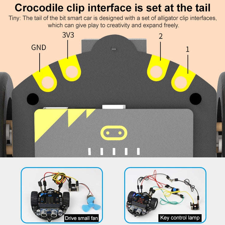 Yahboom Tinybit Smart Robot Car Compatible with Micro:bit V2/1.5 board, without Micro:bit V2/V1.5...