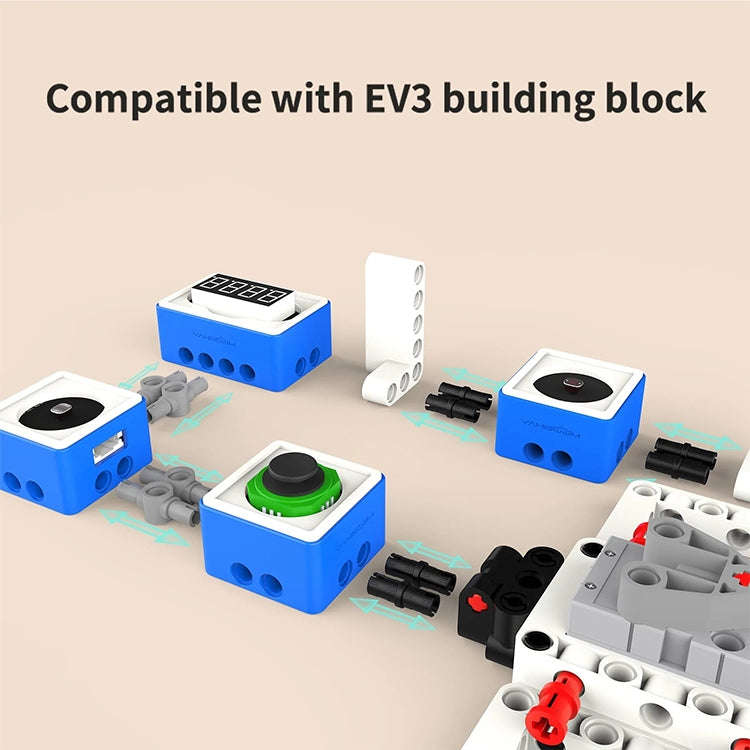 Yahboom Building Block Sensor Module Kit, Compatible with Micro:bit V2/V1.5 Arduino UNO Raspberry...