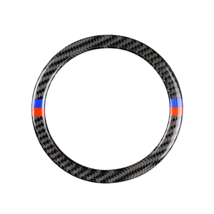 Red Blue Color Car Steering Wheel R Chassis Carbon Fiber Decorative Sticker for BMW MINI R55 / R5...