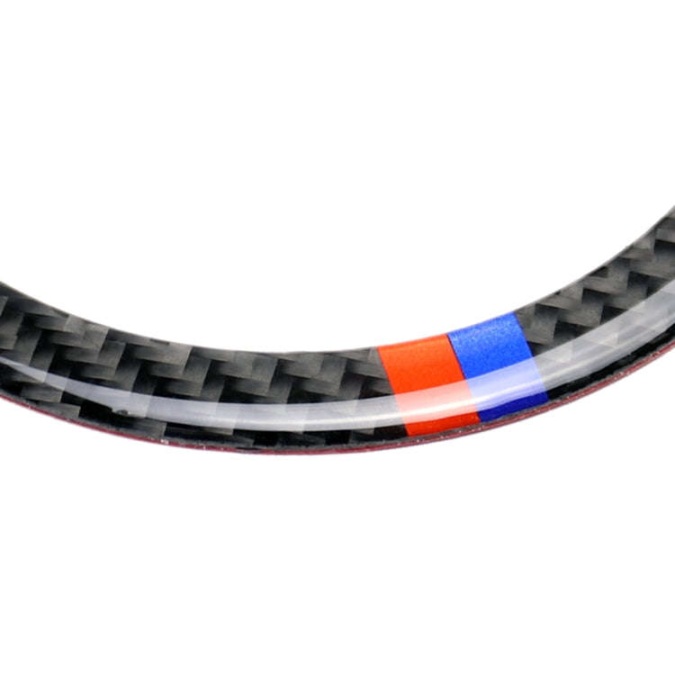 Red Blue Color Car Steering Wheel R Chassis Carbon Fiber Decorative Sticker for BMW MINI R55 / R5...