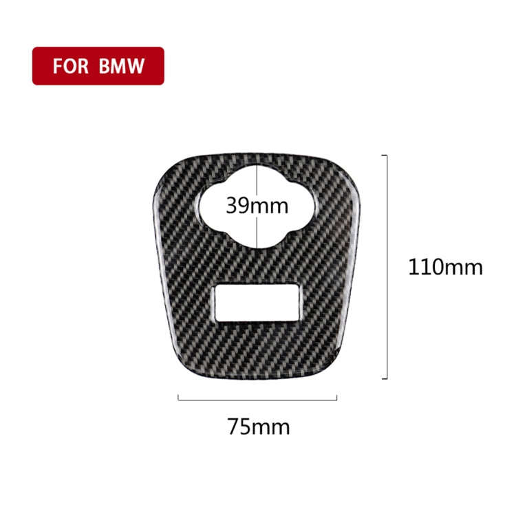 Car F Chassis Cigarette Lighter Cover Panel Carbon Fiber Decorative Sticker for BMW Mini Cooper F...