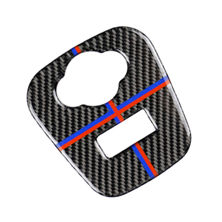 Red Blue Color Car F Chassis Cigarette Lighter Cover Panel Carbon Fiber Decorative Sticker for BM...