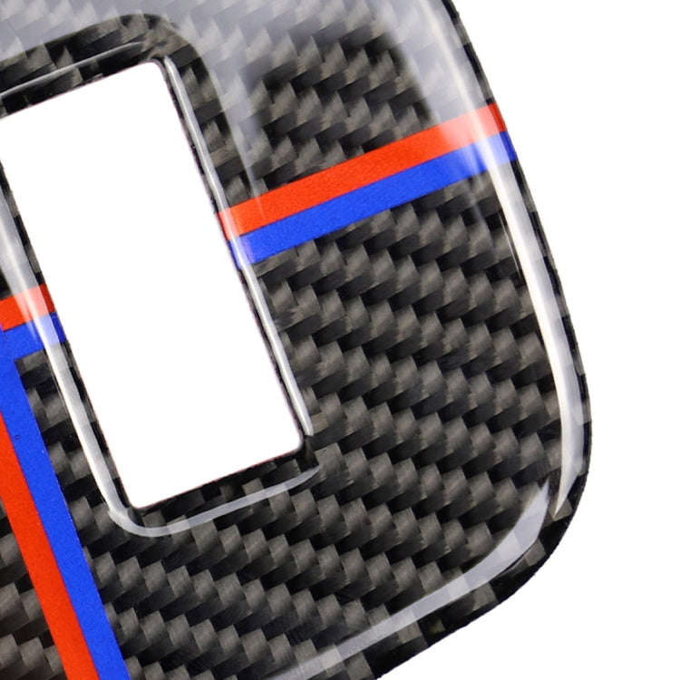 Red Blue Color Car F Chassis Cigarette Lighter Cover Panel Carbon Fiber Decorative Sticker for BM...