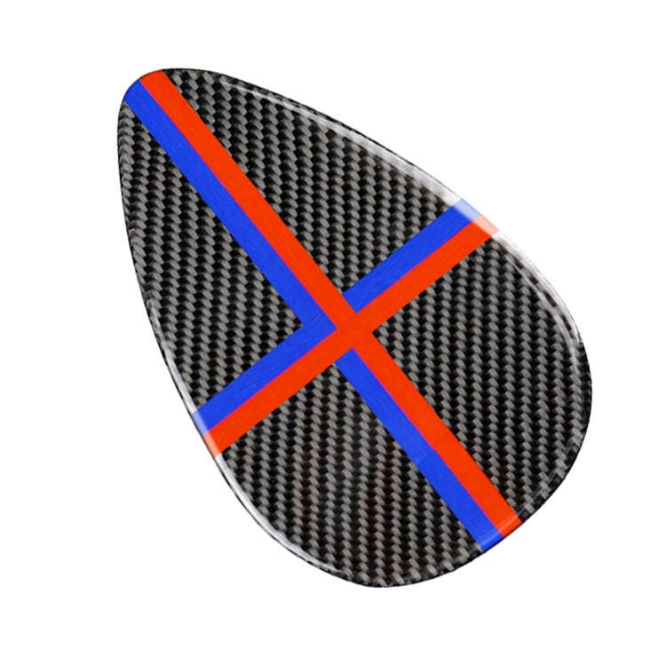 Red Blue Color Car F Chassis Instrumentation Console Panel Carbon Fiber Decorative Sticker for BM...