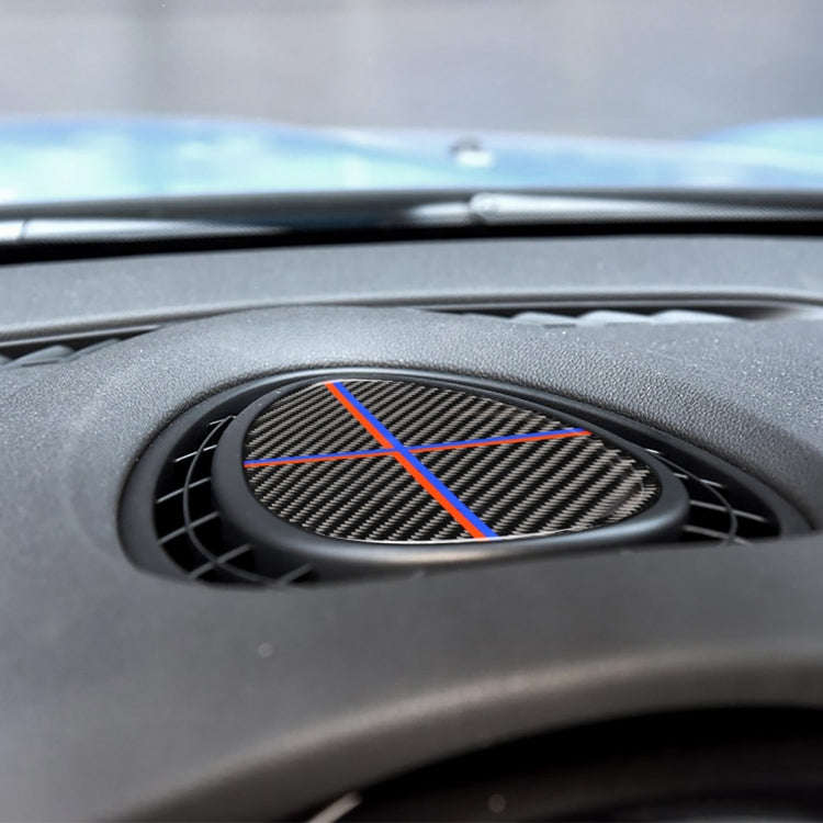 Red Blue Color Car F Chassis Instrumentation Console Panel Carbon Fiber Decorative Sticker for BM...