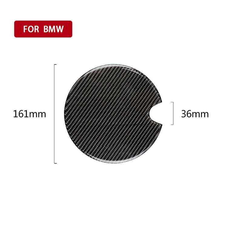 Car Fuel Tank Cover Carbon Fiber Decorative Sticker for BMW Mini Cooper R50 / R52 / R55 / R56 / R...