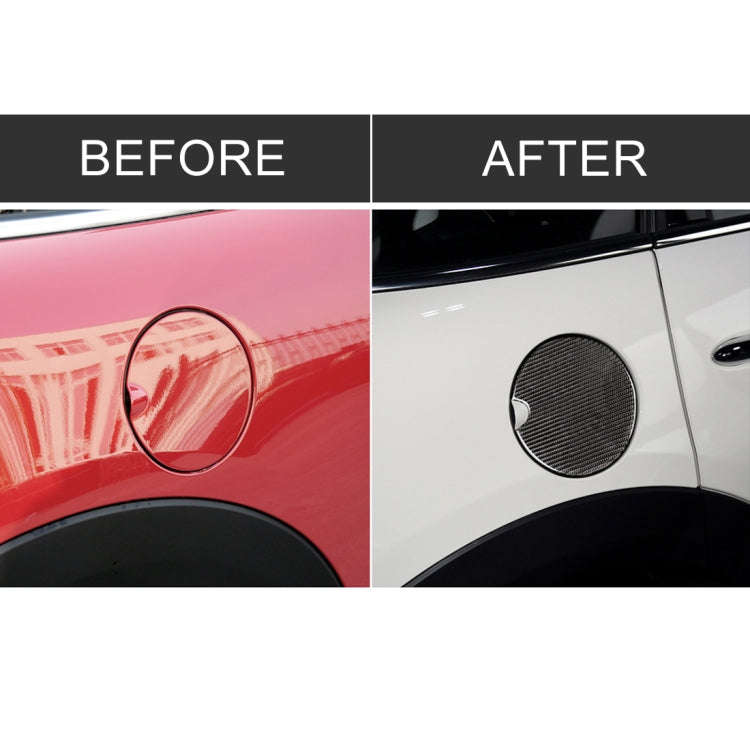 Car Fuel Tank Cover Carbon Fiber Decorative Sticker for BMW Mini Cooper R50 / R52 / R55 / R56 / R...