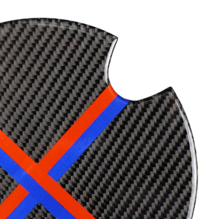 Red Blue Color Car Fuel Tank Cover Carbon Fiber Decorative Sticker for BMW Mini Cooper R50 / R52 ...