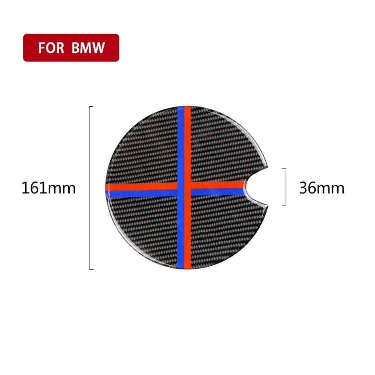 Red Blue Color Car Fuel Tank Cover Carbon Fiber Decorative Sticker for BMW Mini Cooper R50 / R52 ...