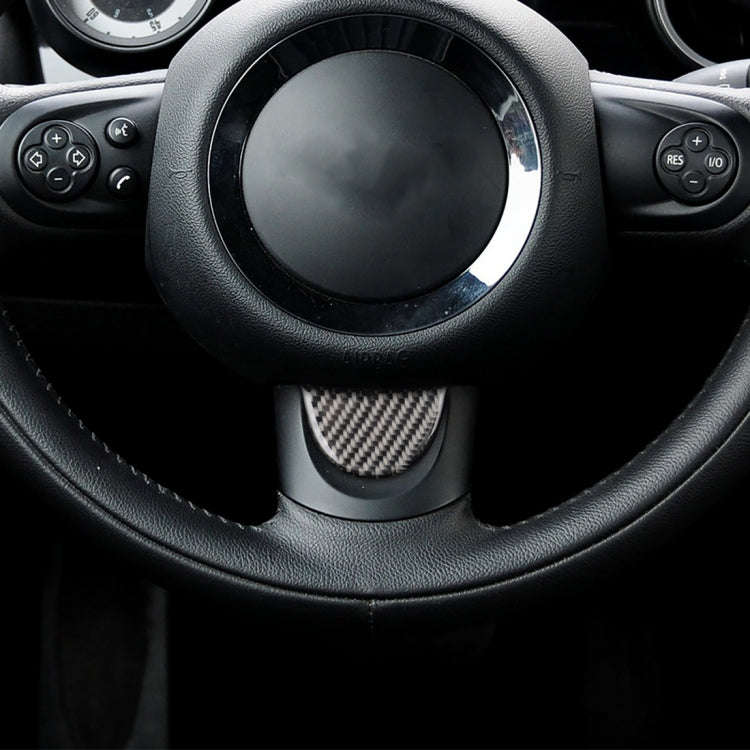 Car Steering Wheel Carbon Fiber Decorative Sticker for BMW Mini R53 / R55 / R57 / R58 / R59 / R60...