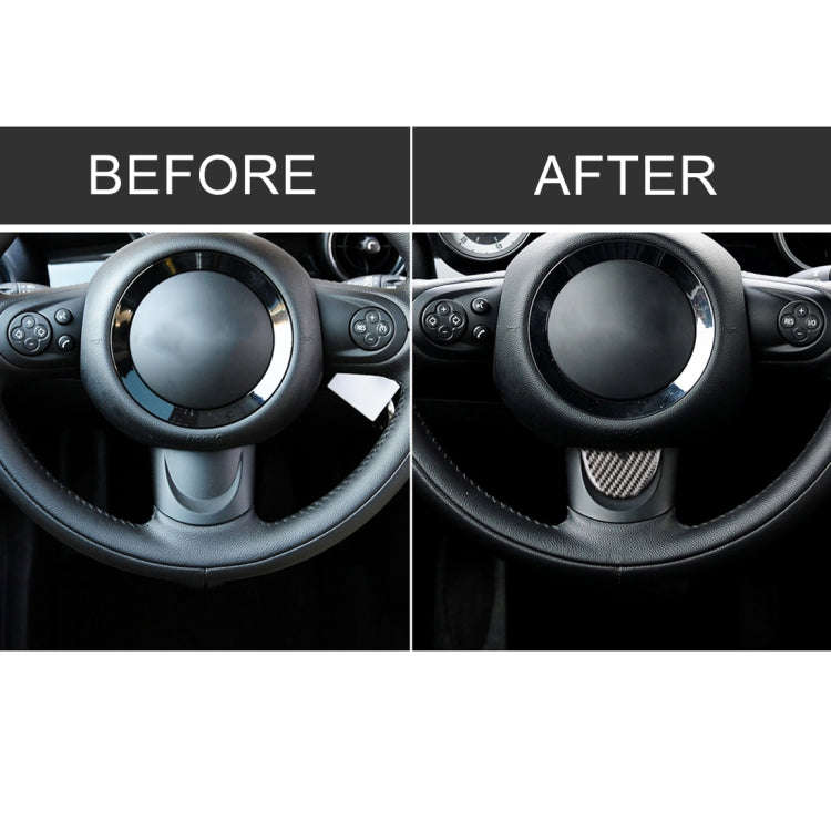 Car Steering Wheel Carbon Fiber Decorative Sticker for BMW Mini R53 / R55 / R57 / R58 / R59 / R60...