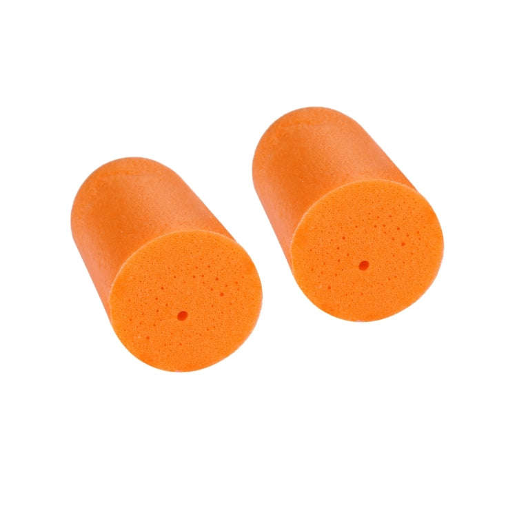 Ten Pairs Non-toxic Orange Soft Memory Foam Material Earplug for Sleeping(Orange)