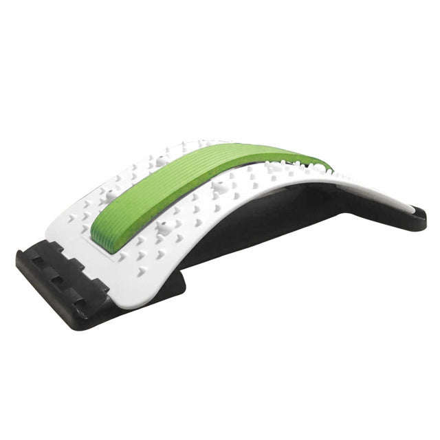 Lumbar Traction Stretching Device Posture Corrector Waist Support Spine Pain Relief Back Massage ...