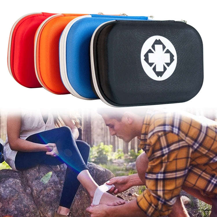 25 In 1 EVA Portable Car Home Outdoor Emergency Supplies Kit Survival Rescue Box(Orange)