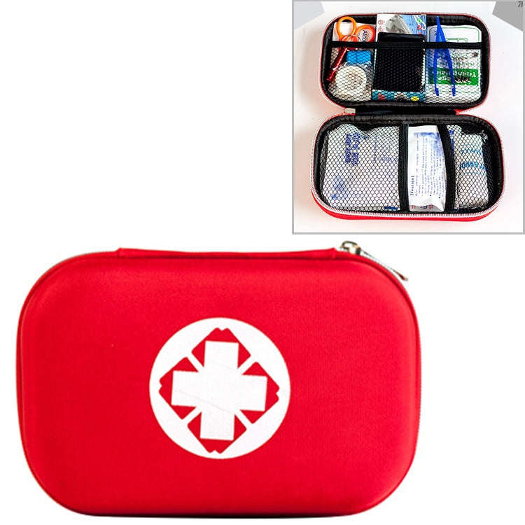 25 In 1 EVA Portable Car Home Outdoor Emergency Supplies Kit Survival Rescue Box(Red)
