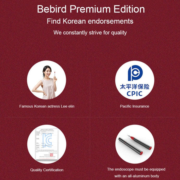 Bebird B1 Intelligent HD Visual Ear Cleaner Earwax Tool, Standard Version(Silver)