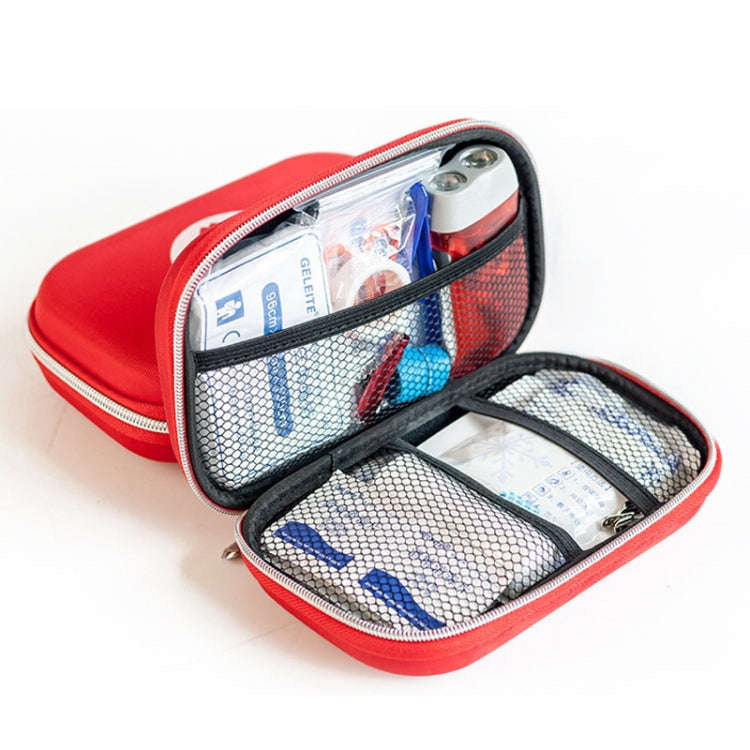 43 In 1 EVA Portable Car Home Outdoor Emergency Supplies Kit Survival Rescue Box(Black)