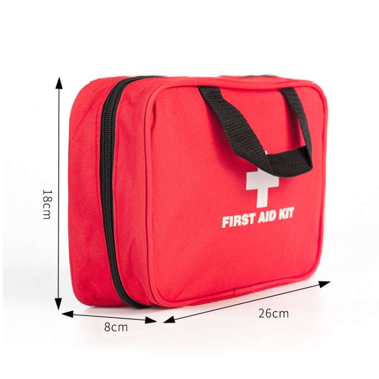234 In 1 Portable Home Outdoor Emergency Supplies Kit Survival Rescue Box(Red)