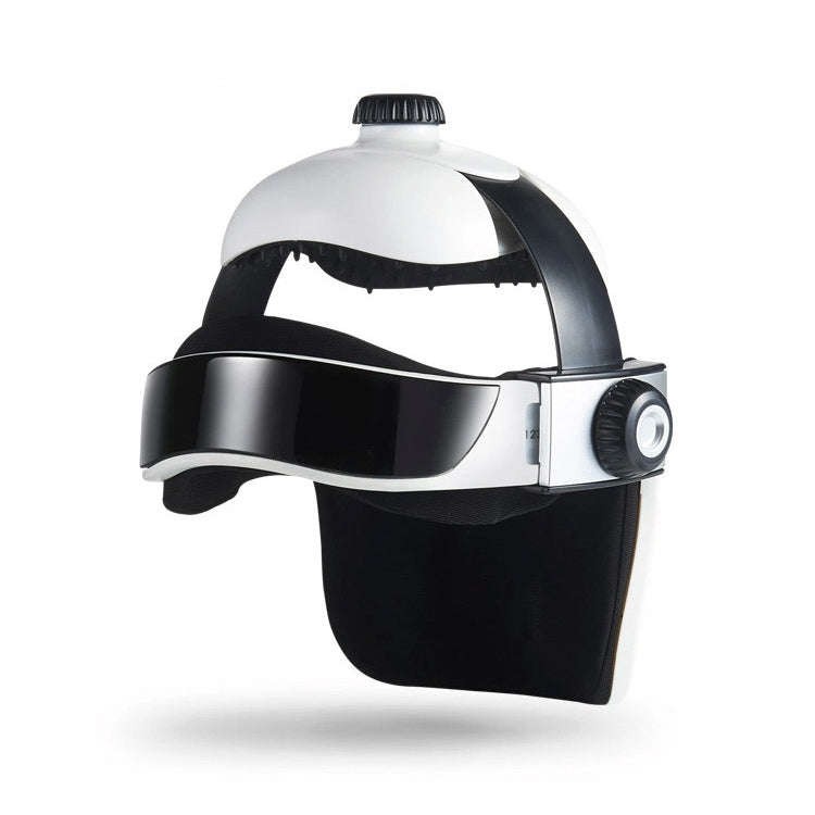 Electronic Air Pressure Head Massager, Relaxed Music Helmet Massager, US Plug