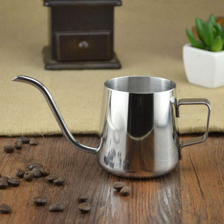 250ML Long Narrow Spout 304 Stainless Steel Hand Drip Coffee Pot with Hanging Ear