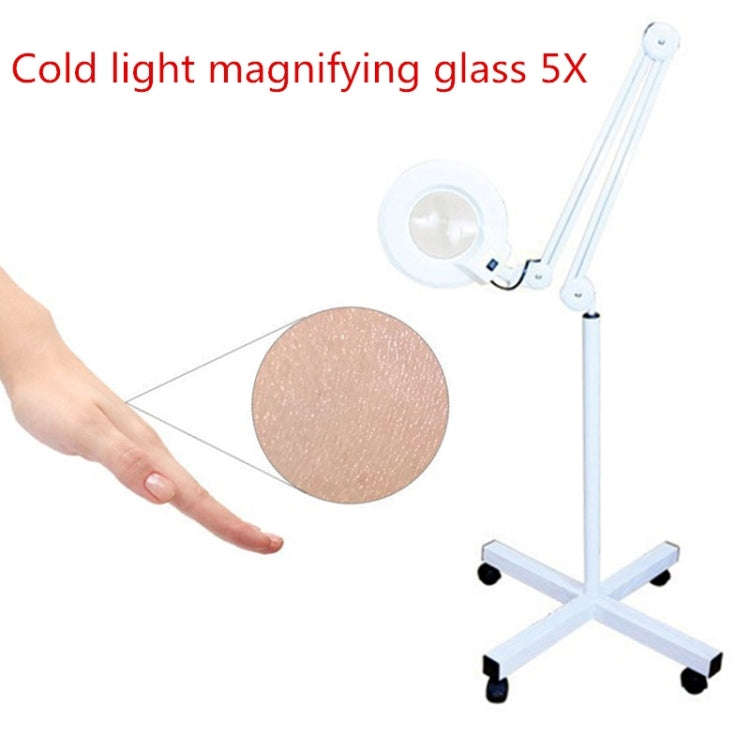 5X Foldable Swing Arm Desk Table Mount Magnifier with Lamp Light for Facial Tattoo Eyebrow Nail S...