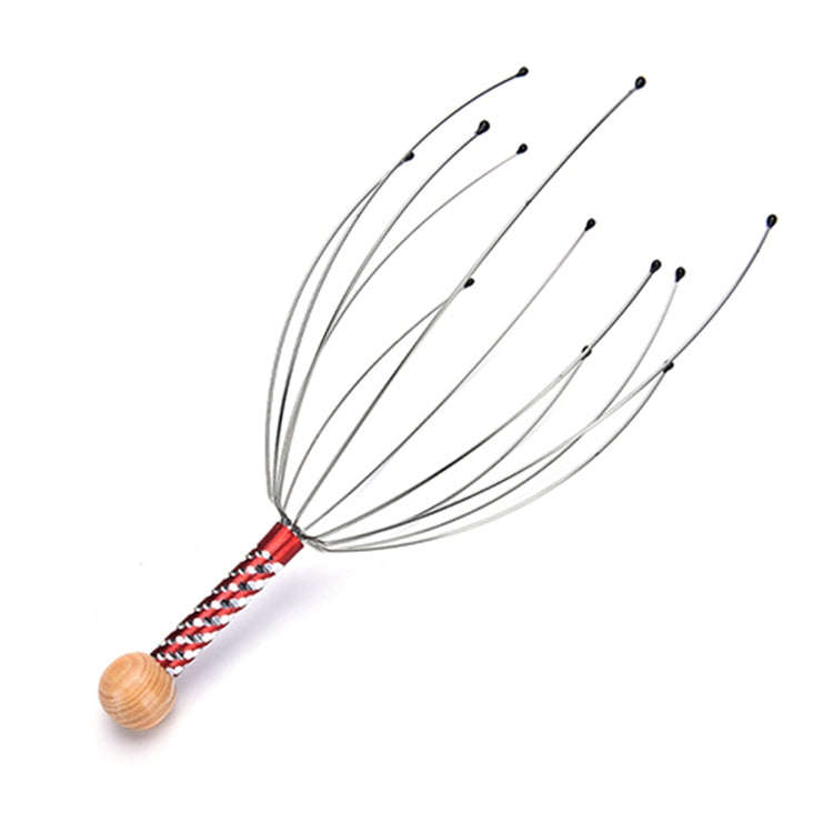 4 PCS Octopus Massage Claw Stress Release Head Massager, Random Color Delivery