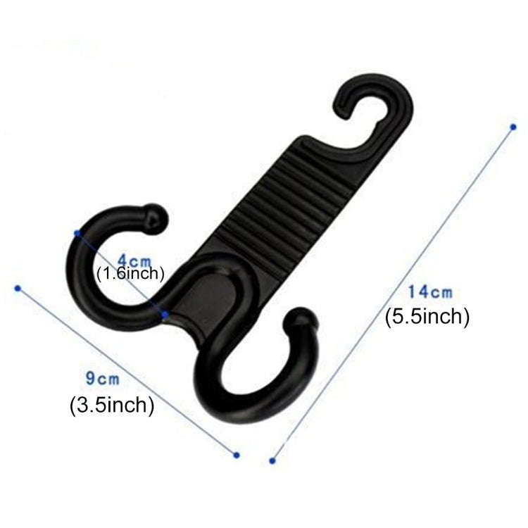 2 PCS Young Player Claw Shape Durable Car Seat Back Hook Trunk Bag Hanger Holder Auto Headrest Lu...