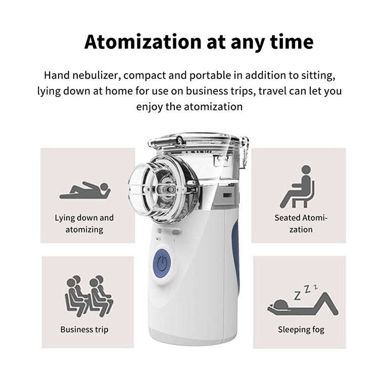 Portable Ultrasonic Nebulizer Mini Handheld Inhaler Respirator Health Care Home Machine Atomizer ...