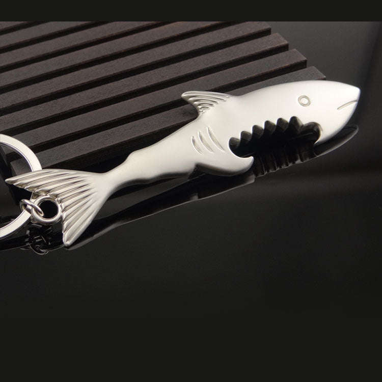 5 PCS Multi-function Shark Bottle Opener Key Chain Car Key Pendant, Size: 13.5x3cm