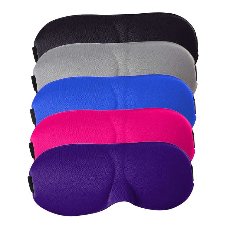 3D Portable Shading Sleep Rest Aid Cover Eye Patch Sleeping Mask Female Cute Eye Mask(Magenta)