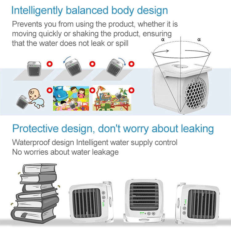 Mini Portable Household USB Refrigeration Air Conditioning Fan Air Cooler