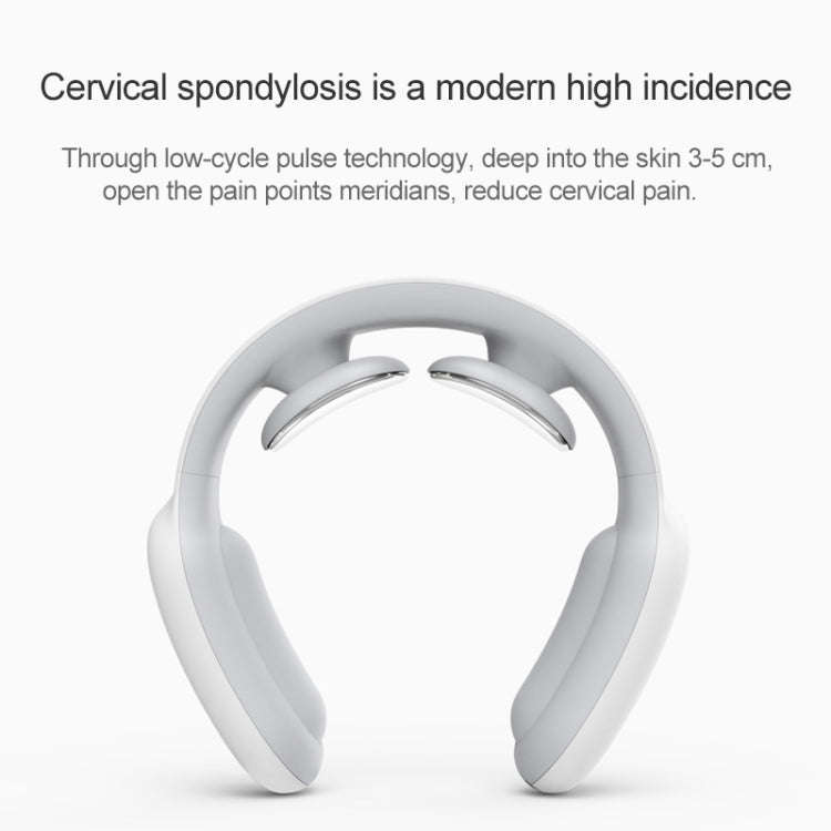 HJ001 Intelligent Mini Remote Control Electric Mini Shoulder Neck Cervical Massager (Blue)