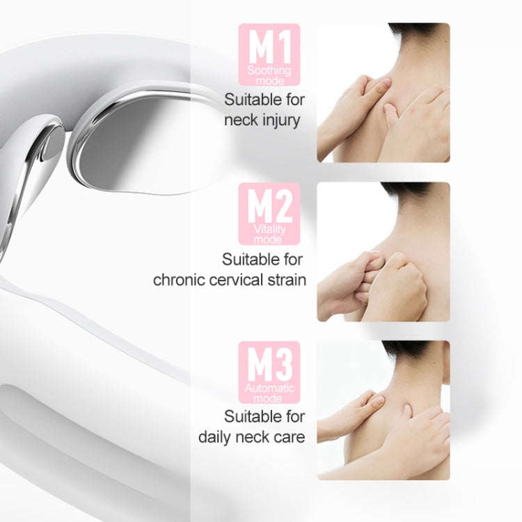 HJ001 Intelligent Mini Remote Control Electric Mini Shoulder Neck Cervical Massager (Blue)