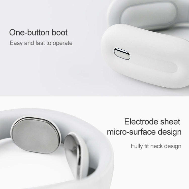 HJ001 Intelligent Mini Remote Control Electric Mini Shoulder Neck Cervical Massager (White)