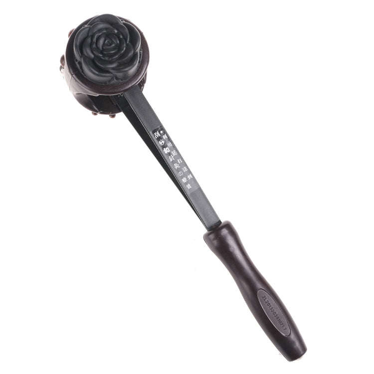 Rose Flower Shape Multi-functional Elastic Massager for The Elderly