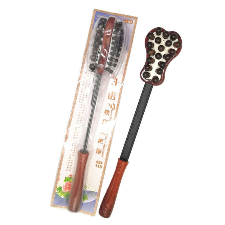 Butterfly Shape Extended Version Wooden Massage Back Hammer for The Elderly