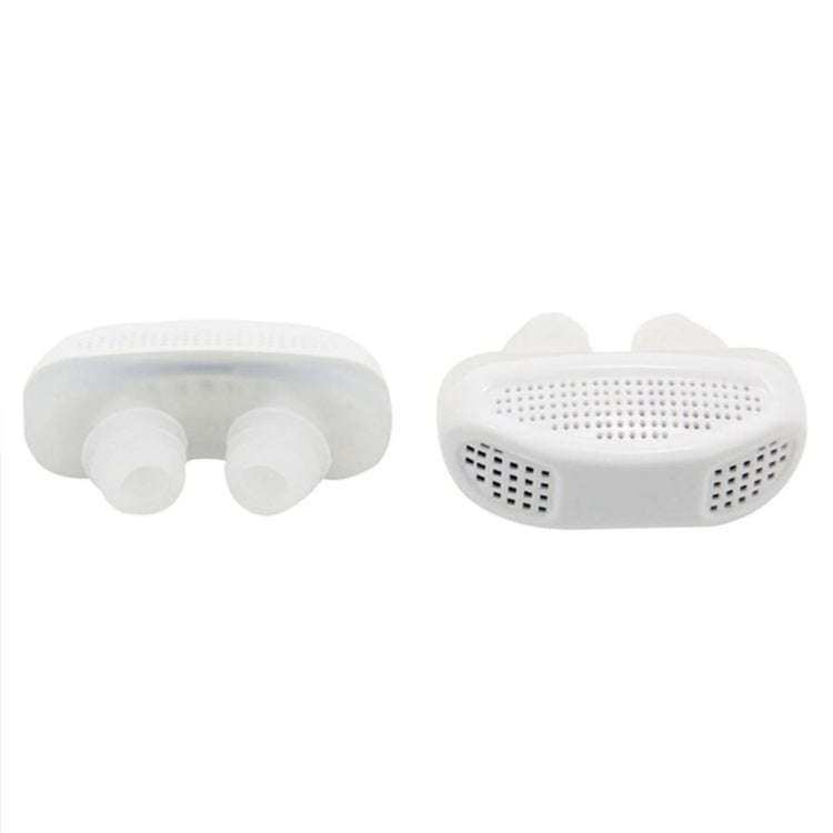2 in 1 ABS Silicone Anti Snoring Air Purifier (White)
