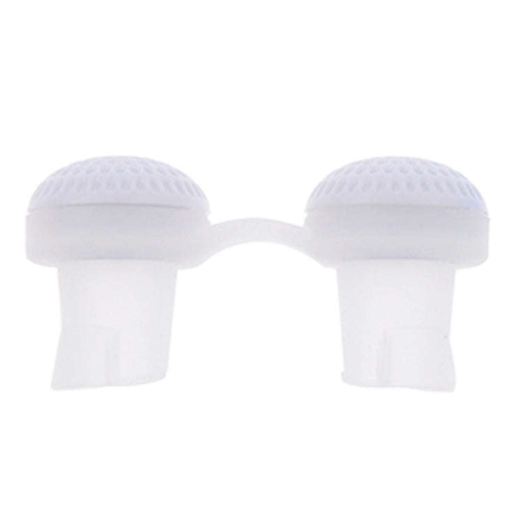 2 PCS 2 in 1 ABS Silicone Anti Snoring Air Purifier(White)