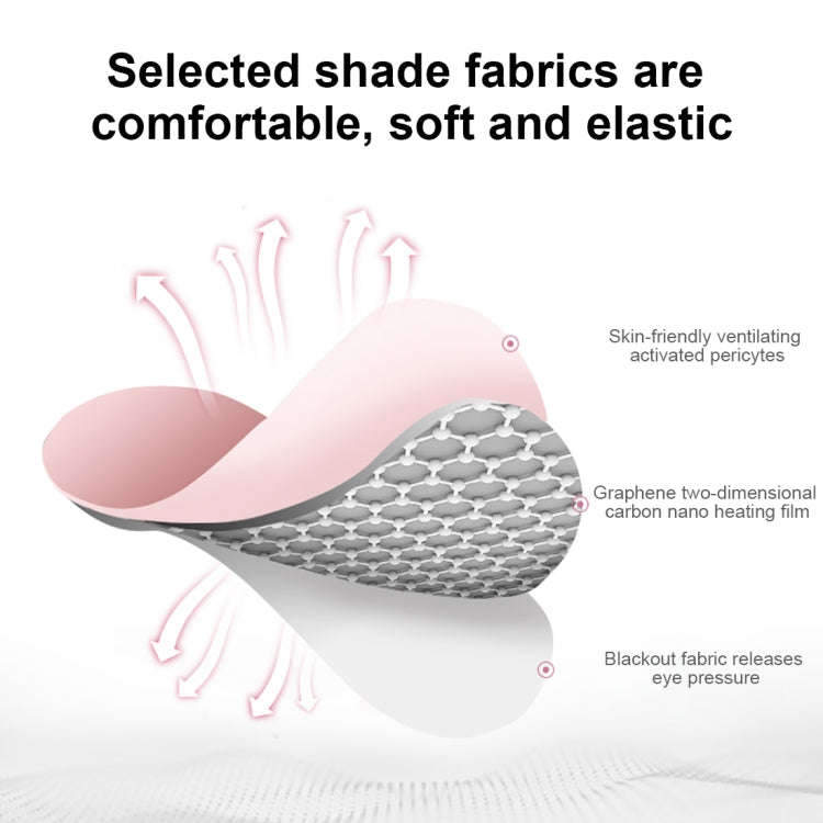 K-1033 The Angel Eye Graphene USB Eye Mask(Flesh Color)