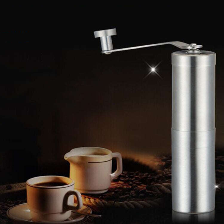 Portable Conical Burr Mill Manual Stainless Steel Bean Pepper Hand Crank Coffee Grinder, Gift Box...