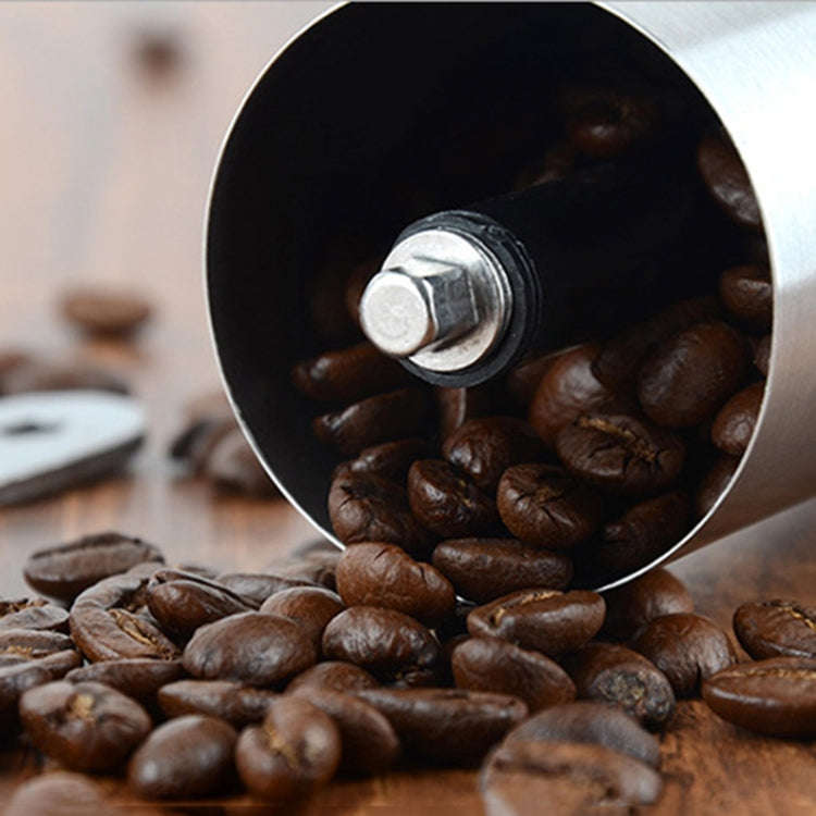 Portable Conical Burr Mill Manual Stainless Steel Bean Pepper Hand Crank Coffee Grinder, Gift Box...