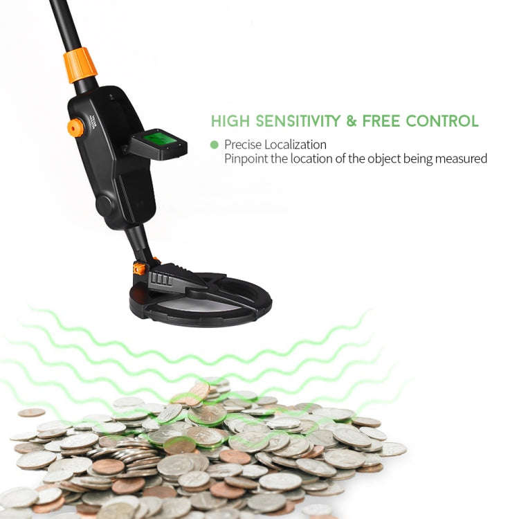 MD1008A Underground Metal Detector Children Toy Detector with LCD Screen, Measuring Range: 10cm