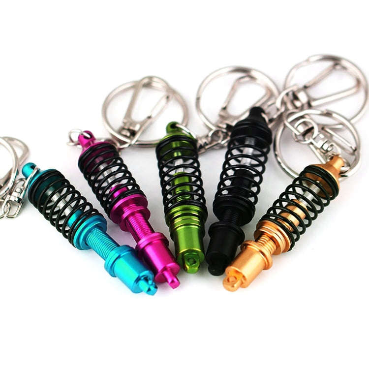 Shock Absorber Keychain Key Ring Holder(Green)